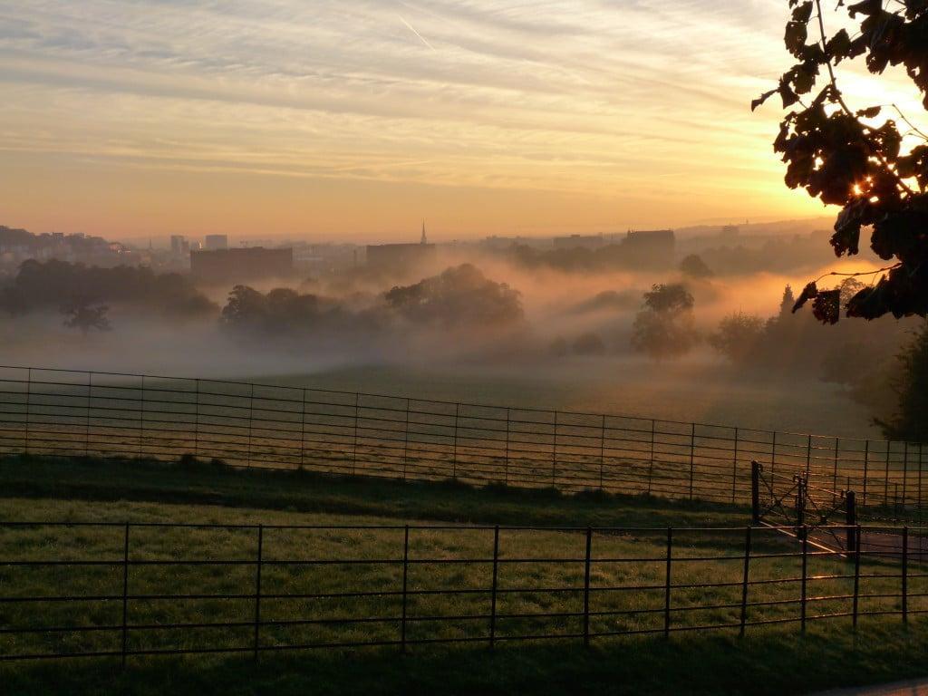 Misty Sunrise over Bristol